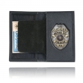 Book Style Badge Case, Oversized ID Window, Soft