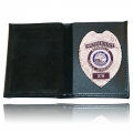 Book Style Badge Wallet, Vertical Card Slots, Soft