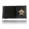 Book Style Badge Wallet, Card Slots, Soft