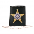 Neck Chain ID Holder with Recessed Badge