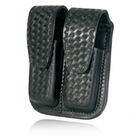 Double Mag Holder for 9mm/40cal., Hook and Loop