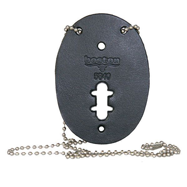 Oval Badge Holder with Chain