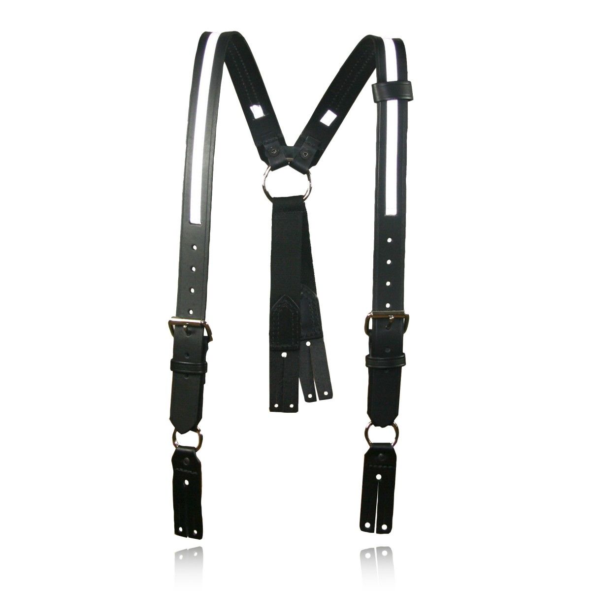 Firefighter’s Suspenders, Button Attachment, 1/2” Reflective Ribbon