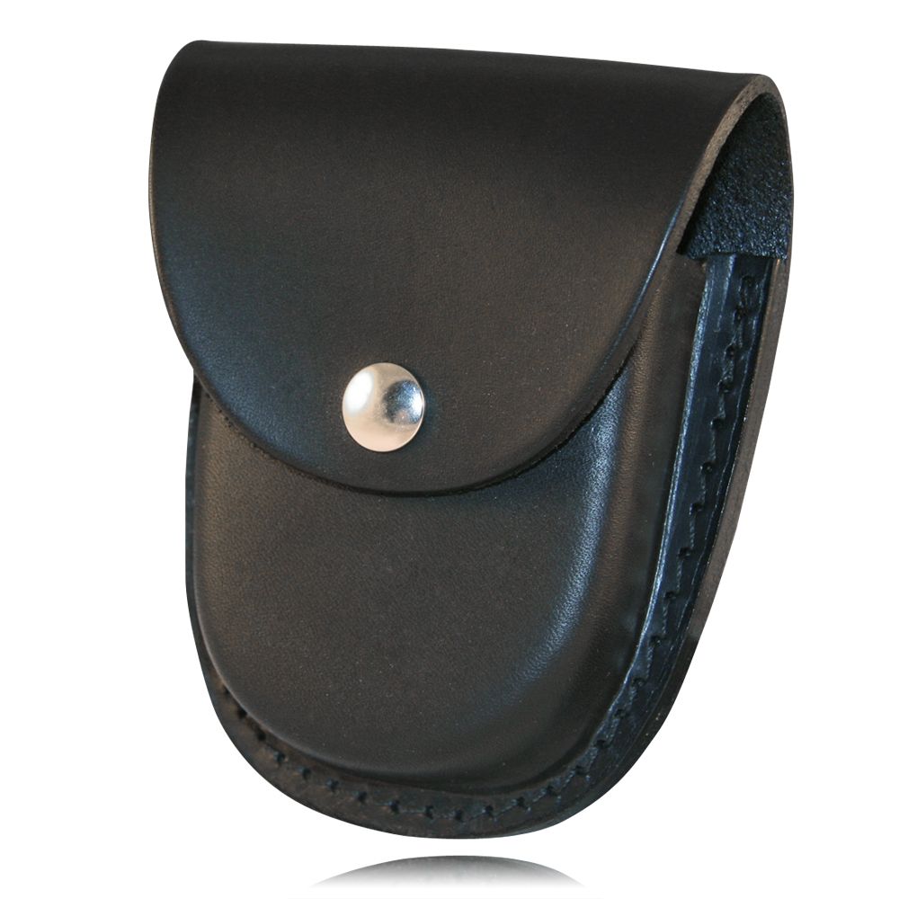 Boston Leather 5531XL-1 Plain Quick Release Handcuff Case For 2.25" Belt 
