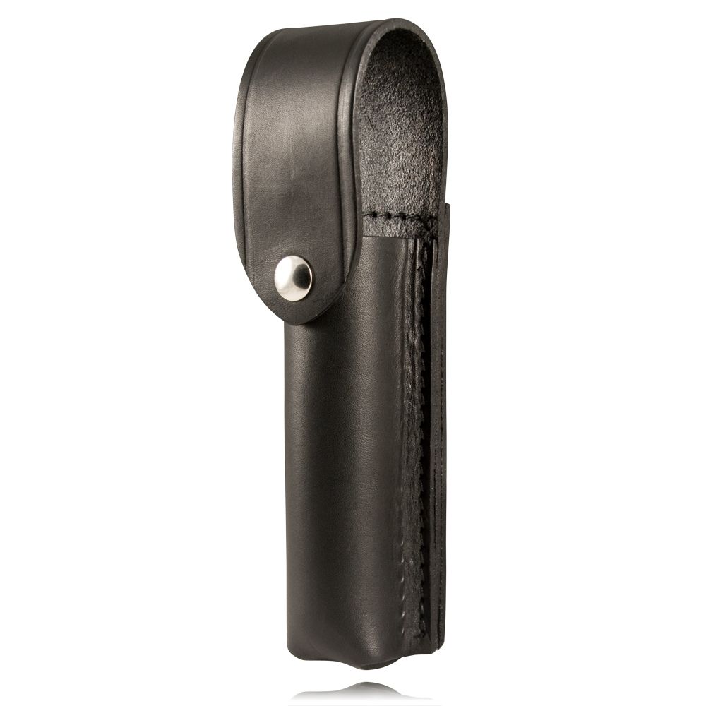 Boston Leather 5556-1 Plain Black Loop Style Mini Mag Lite Flashlight Holder